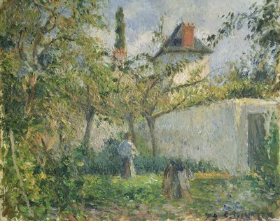 Küchengarten und Obstgarten, Pontoise von Camille Jacob Pissarro